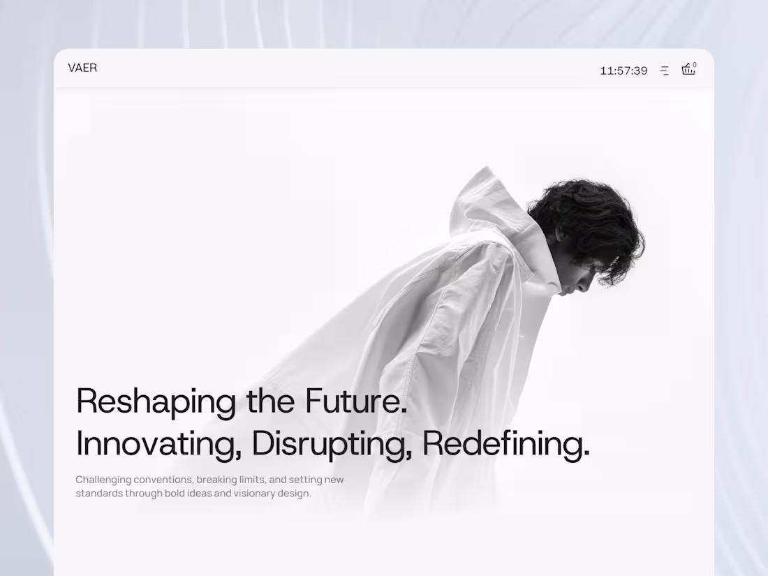 Cover image for Vaer  — High End Fashion eCommerce Template in Framer