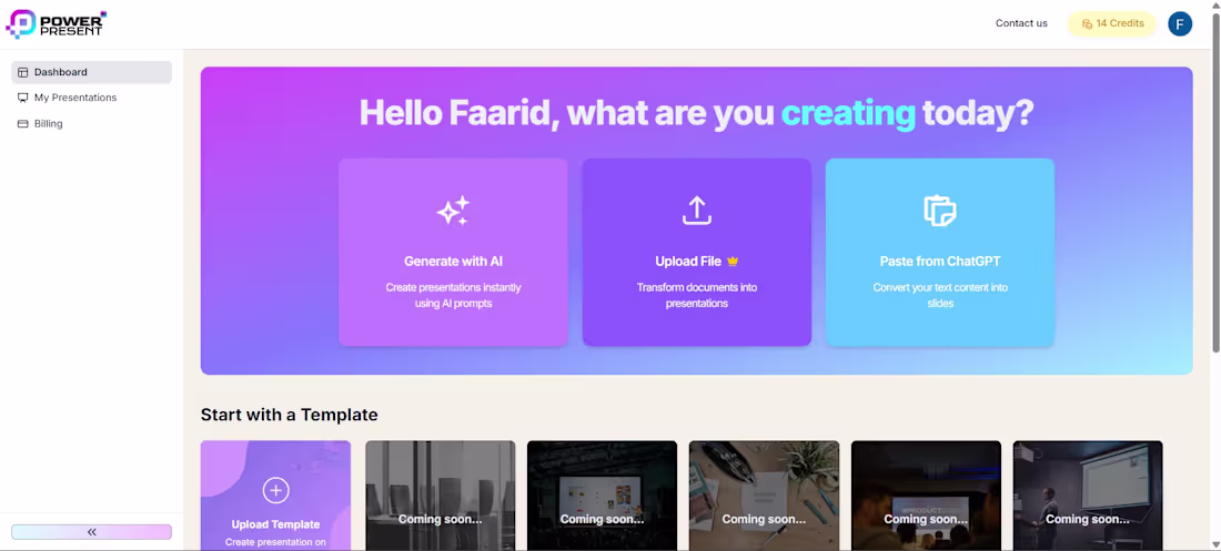 Cover image for 1/7 — Building PowerPresent (start of the journey) This is t...