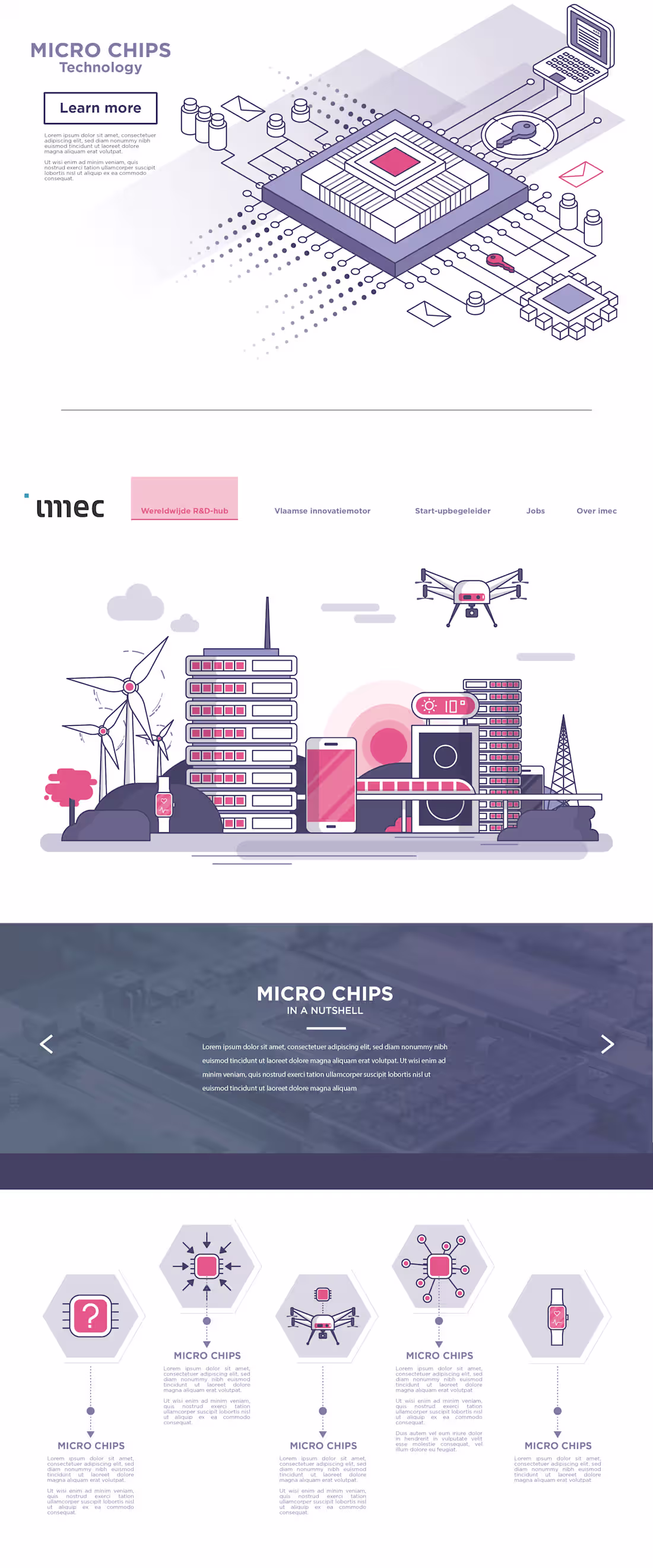 Cover image for Imec : Michrochips in a nutshell