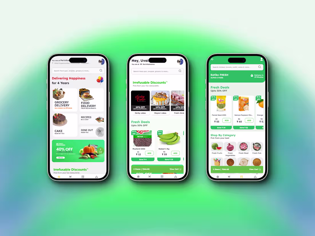 Cover image for Food delivery app