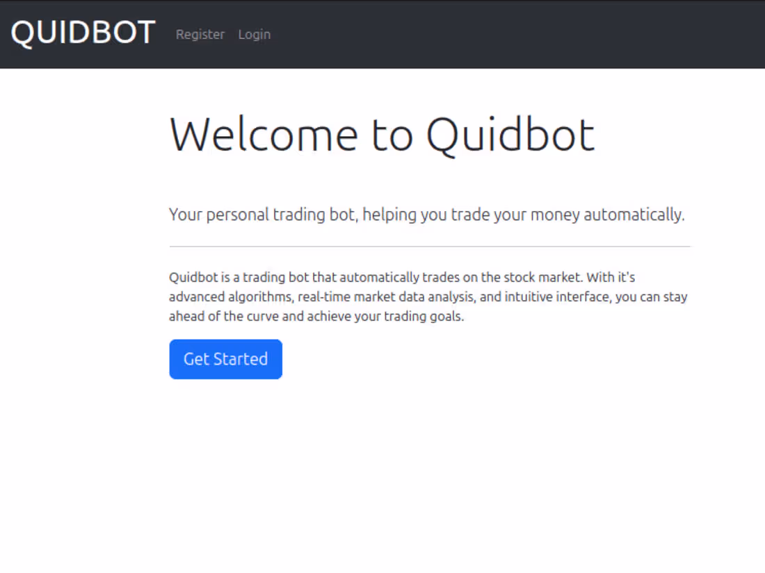 Cover image for Quidbot