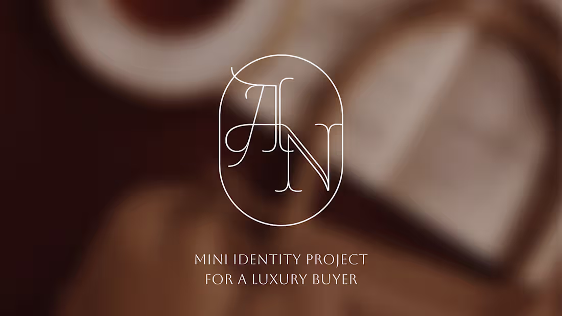 Cover image for Visual identity for a personal luxury buyer