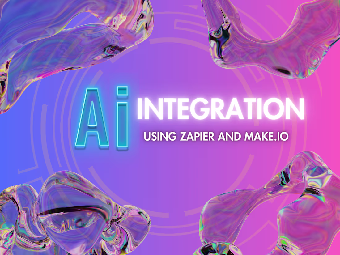 Cover image for Seamless AI Integration using Zapier and Make.io for Business