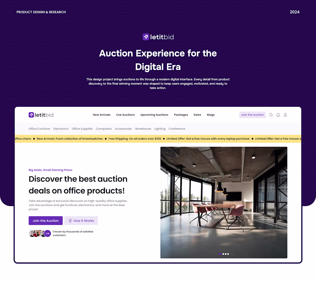 Cover image for Letitbid - Auction Platform