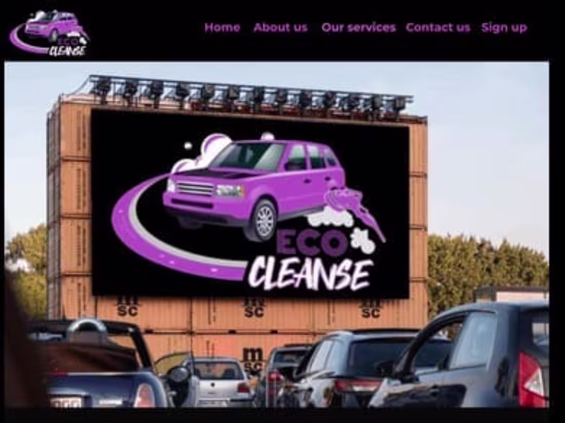 Cover image for Landing page for a laundry website 