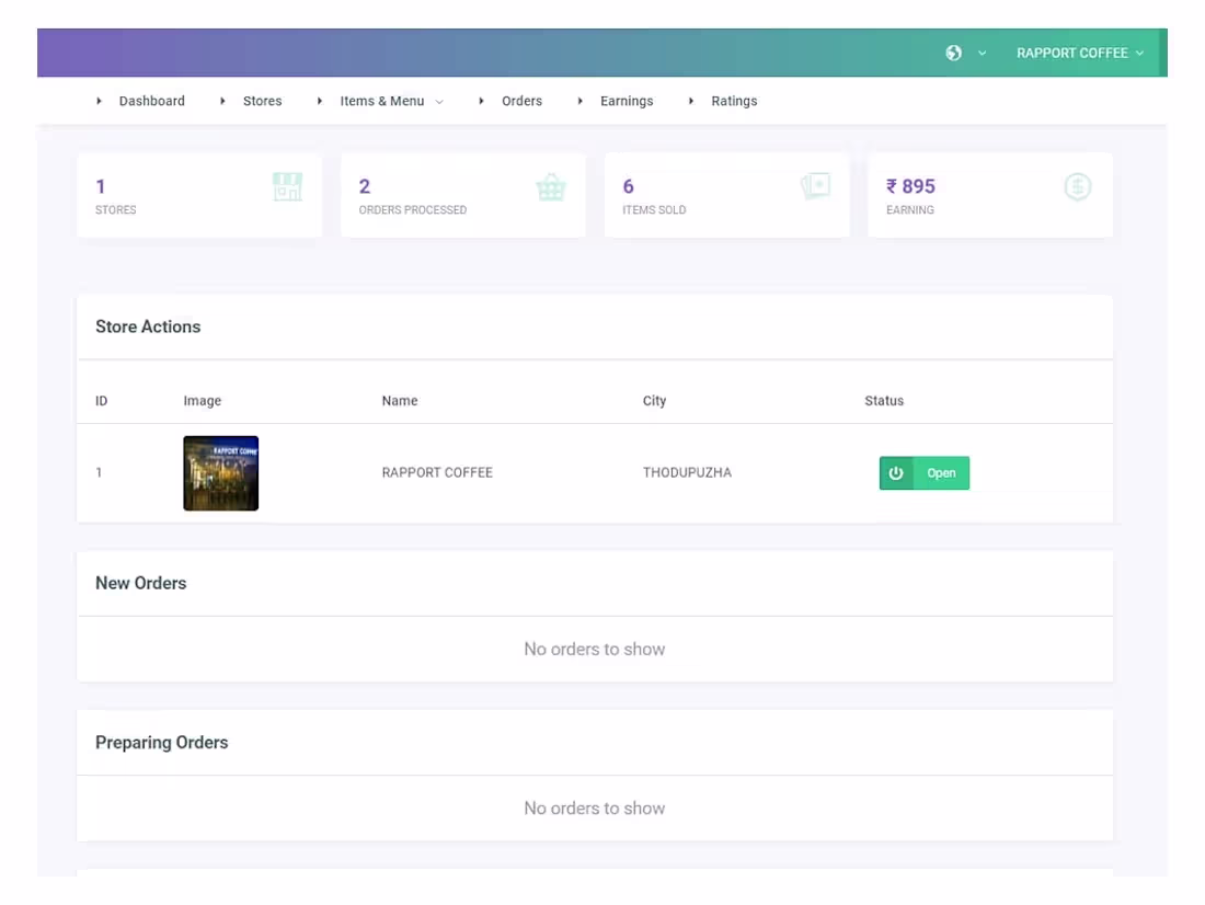 Cover image for Food Delivery System