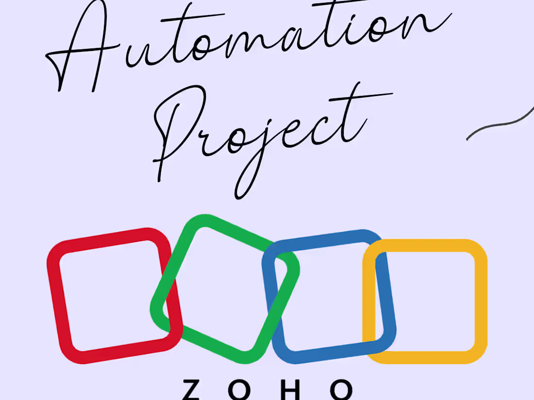 Cover image for ZOHO CREATOR APP BUILD - Google Drive