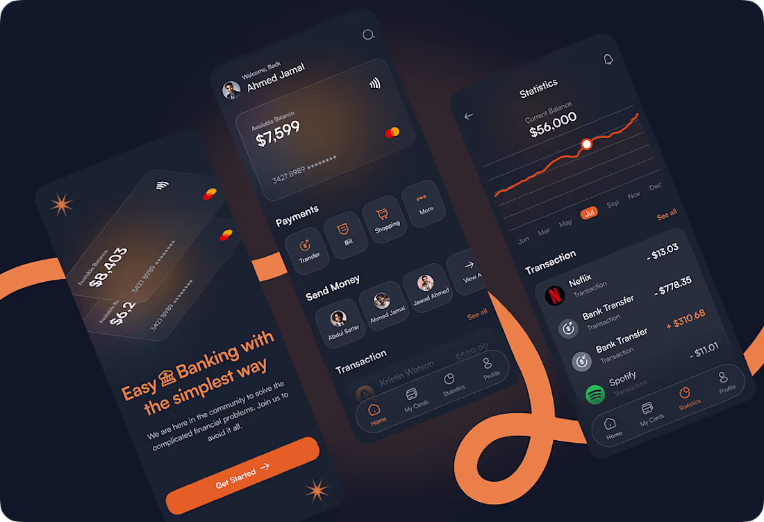 Cover image for Banking - Mobile App Design