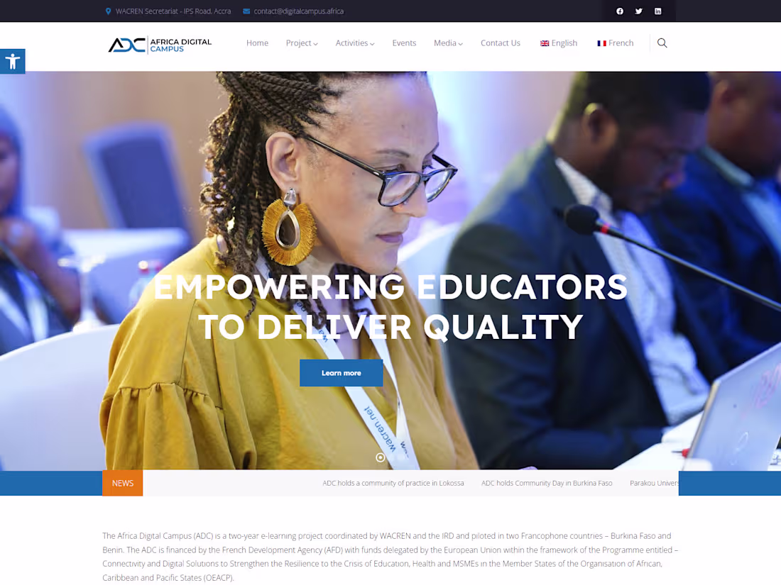 Cover image for Home : Africa Digital Campus