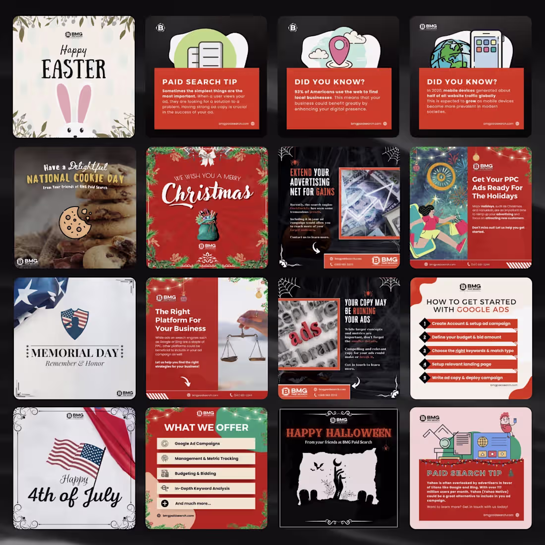 Cover image for BMG Social Media Design