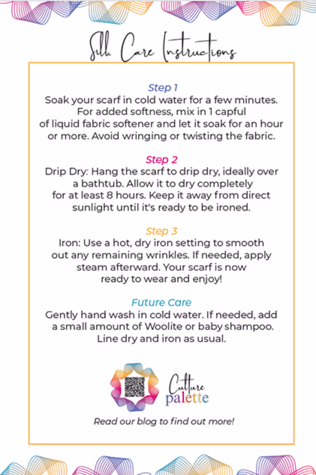 Cover image for Culture Palette PR Packet