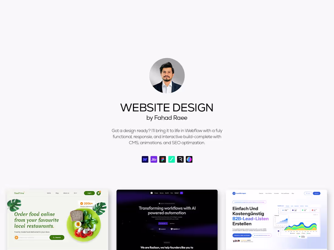 Cover image for Website • Design