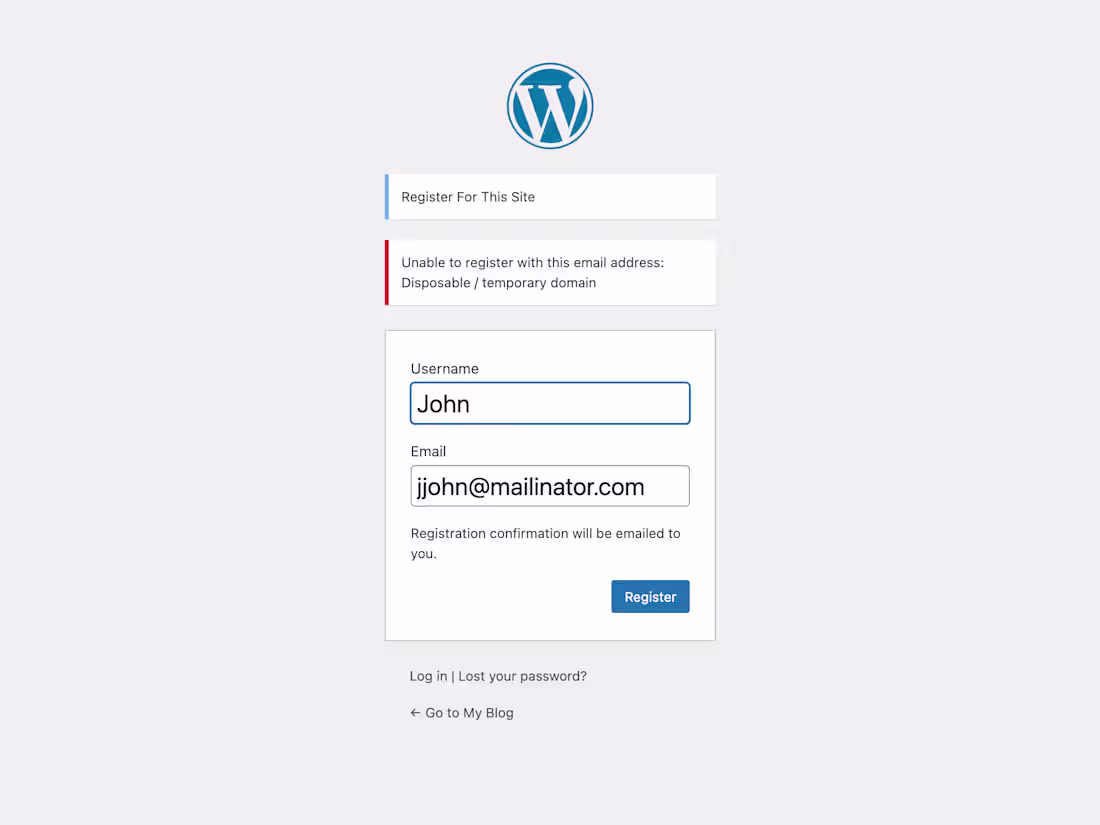 Cover image for Check-Mail.org Registration Email Verify and Block Plugin For W…