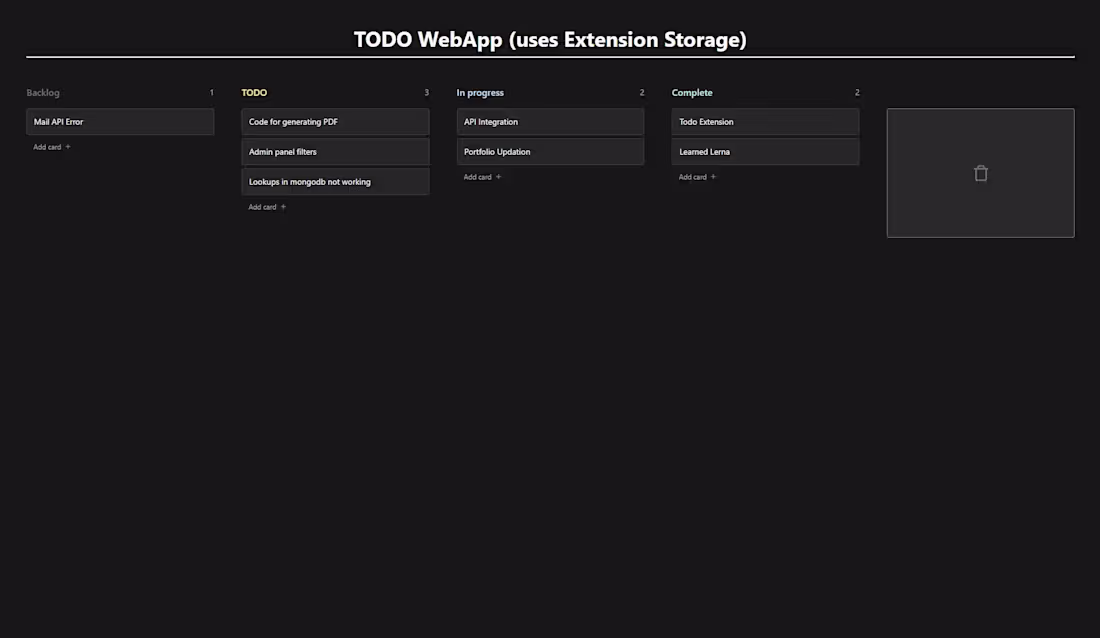 Cover image for ToDo Extension with Chrome Extension
