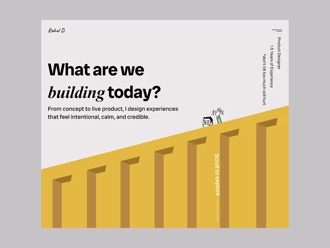 Cover image for Start my work on portfolio website. Next Target Locked on Fr...