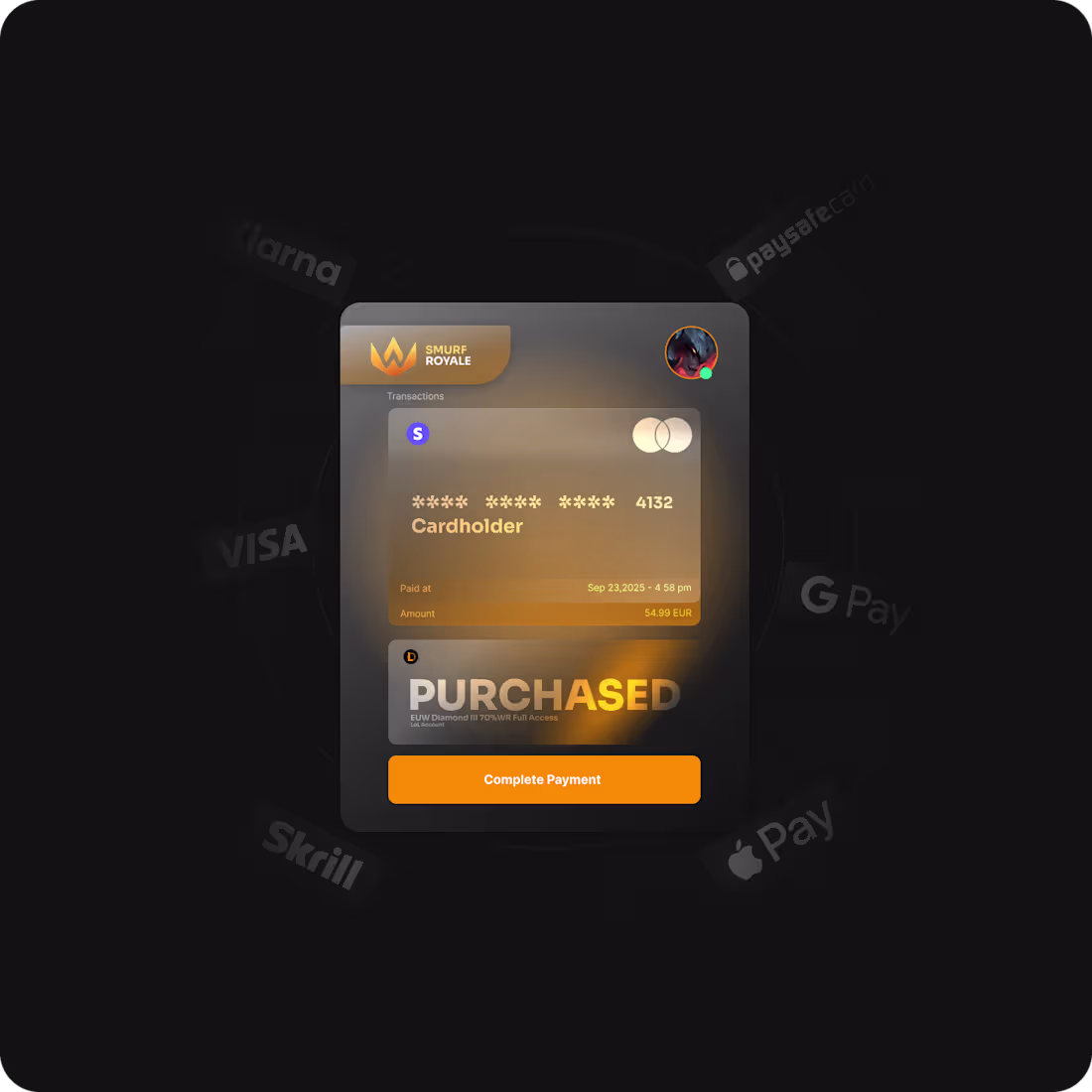 Cover image for Website Ui assets for Smurf Royale