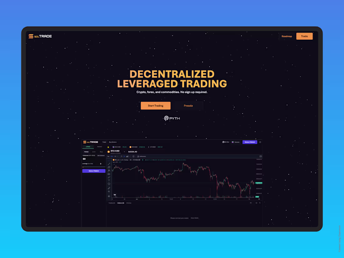 Cover image for SolTrade - Crypto Exchange Service
Developed