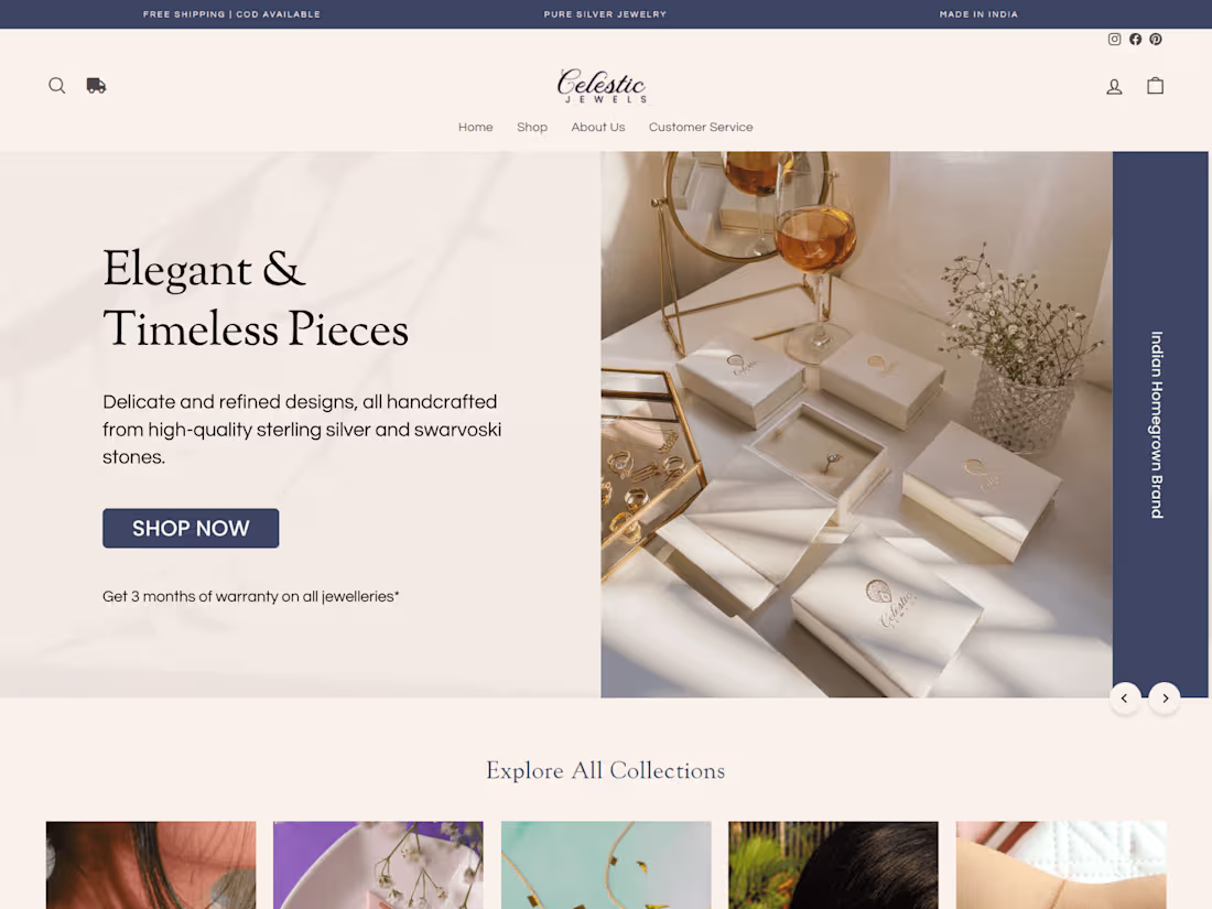Cover image for Revamping Celestic Jewels' Shopify Store
