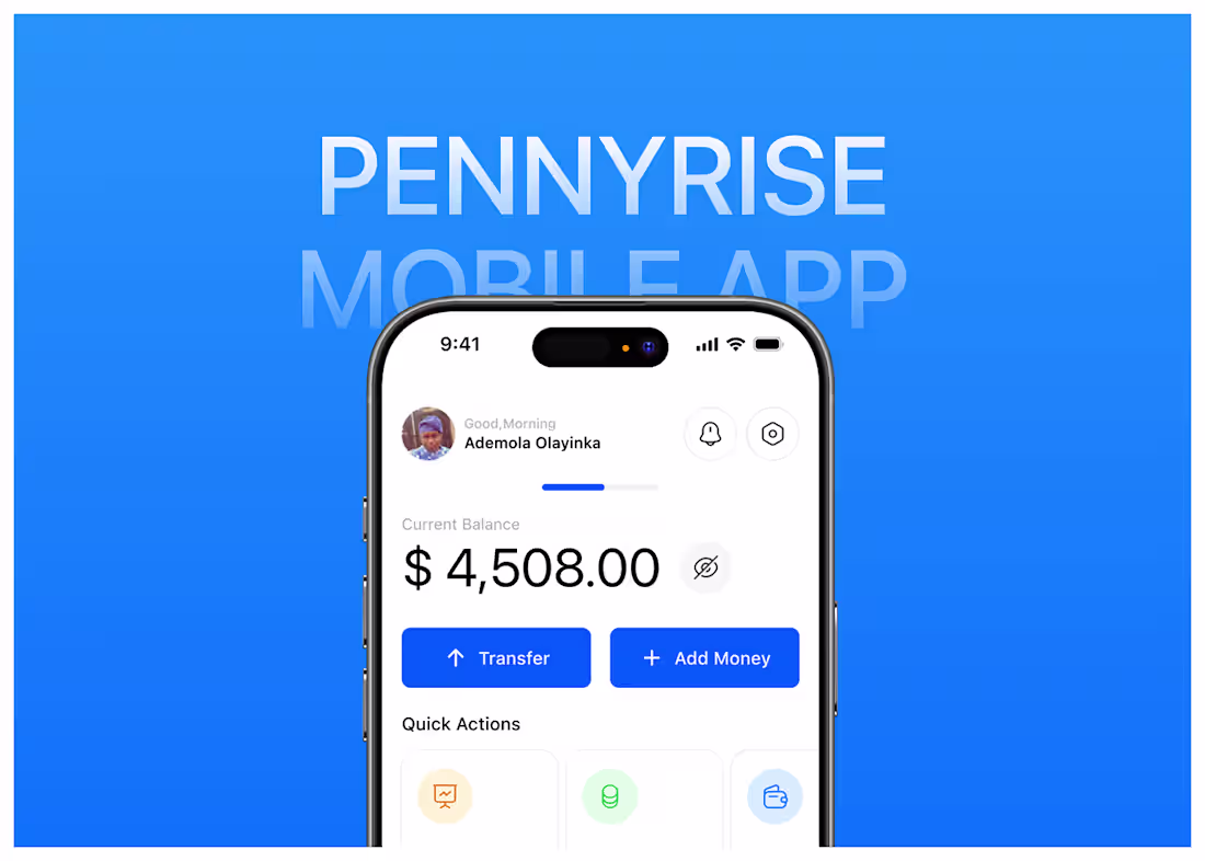 Cover image for PennyRise Mobile App