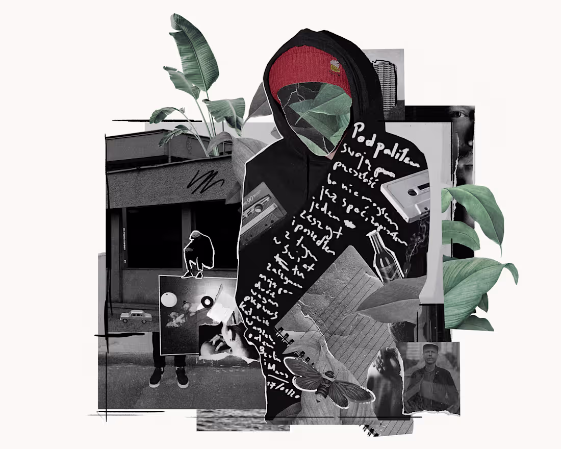 Cover image for Minimalism Meets Collage Craft in this Music Album Design