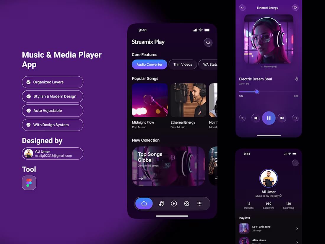Cover image for Music & Media Player App