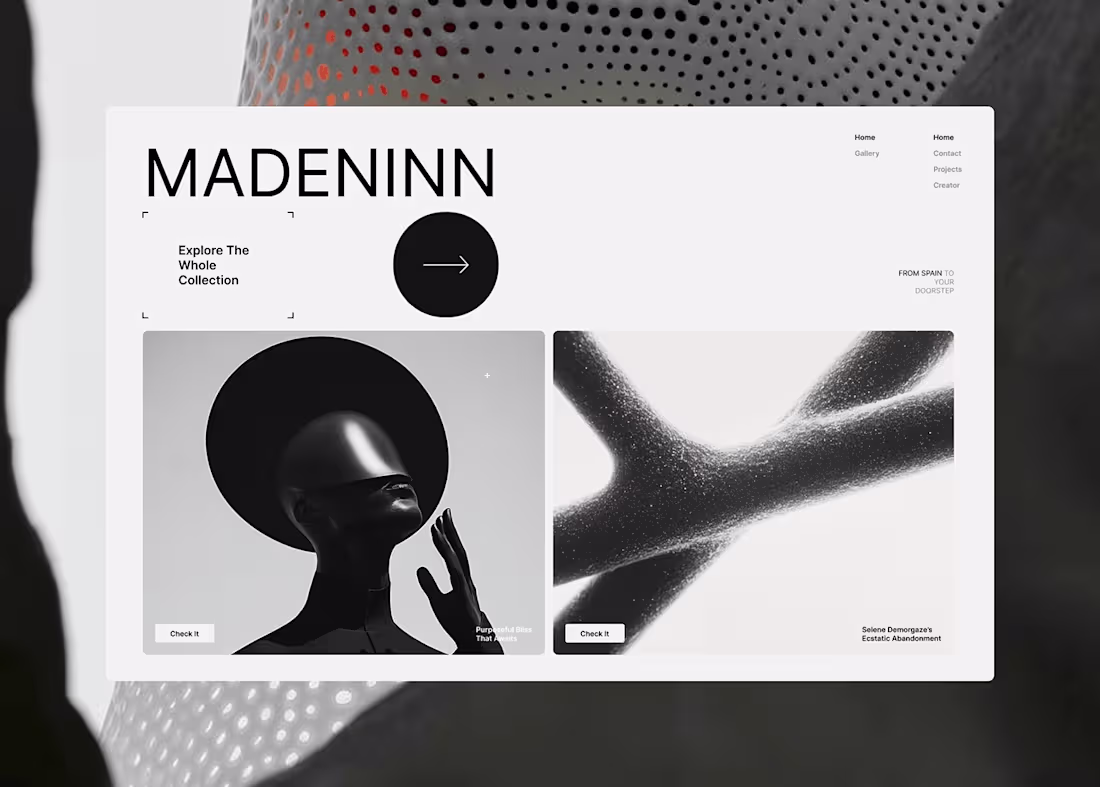 Cover image for Abstract Horizons: The MADENINN Collection