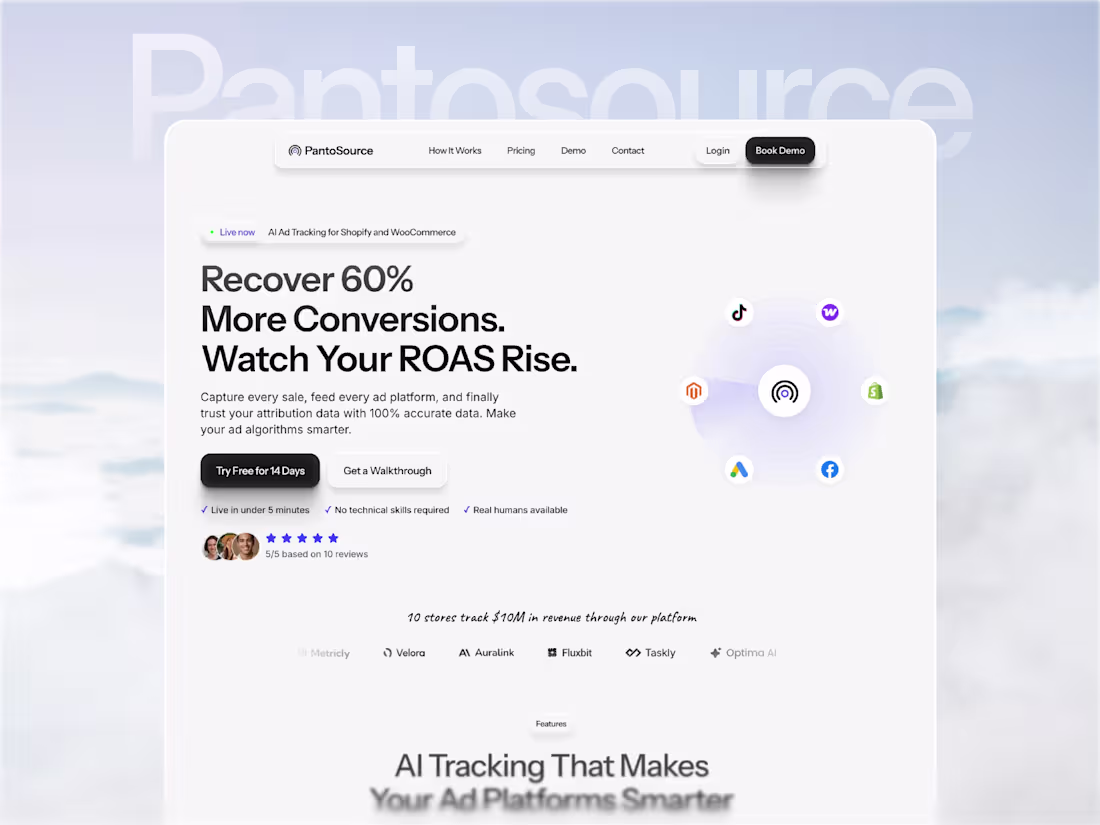 Cover image for PantoSource — AI-Powered Ad Tracking