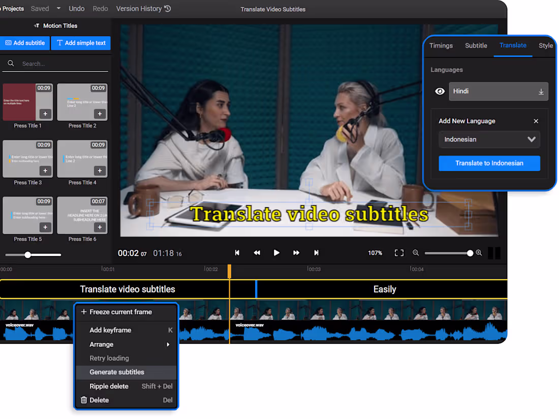 Cover image for Subtitle Translator