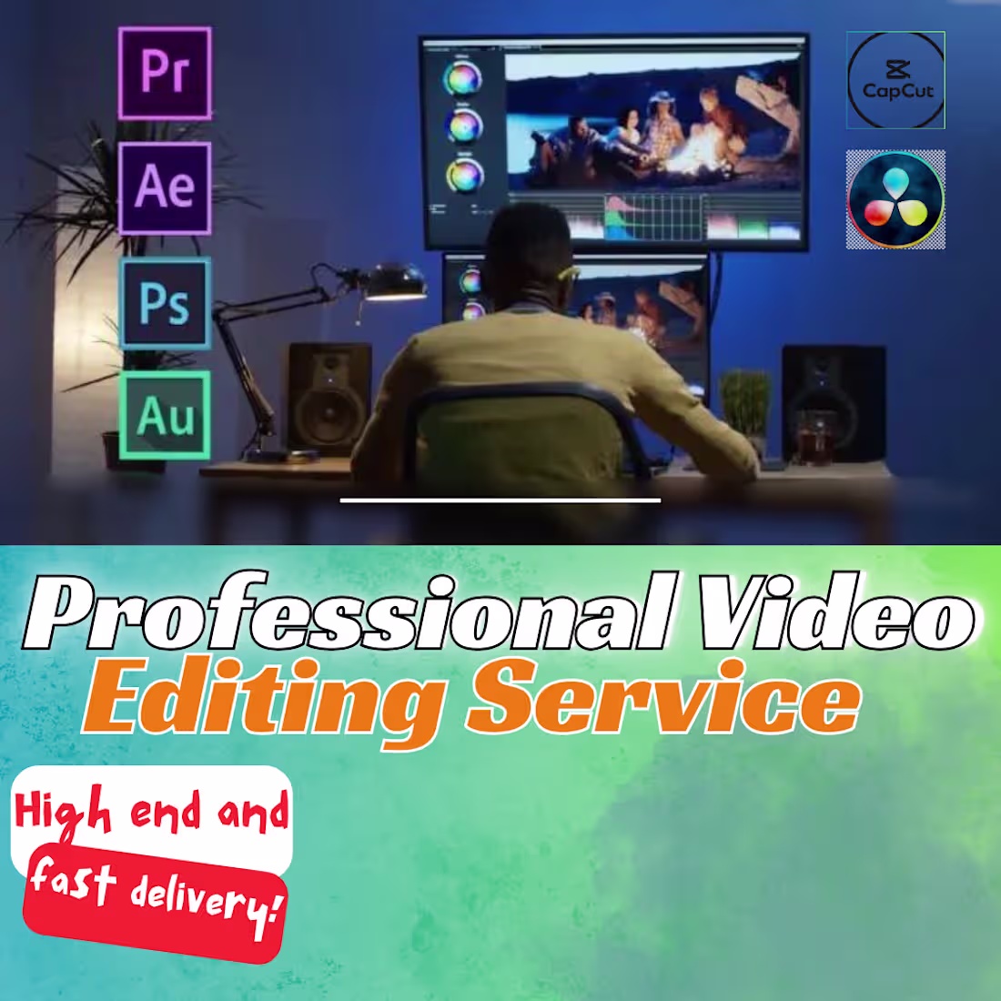 Cover image for A professional video editing with unlimited revisions.