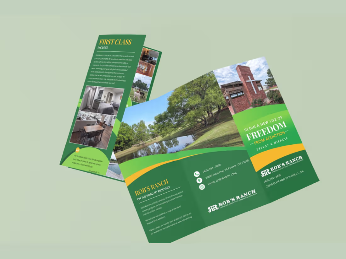 Cover image for ✅ Project Completed Designed a tri-fold brochure for Rob’s R...