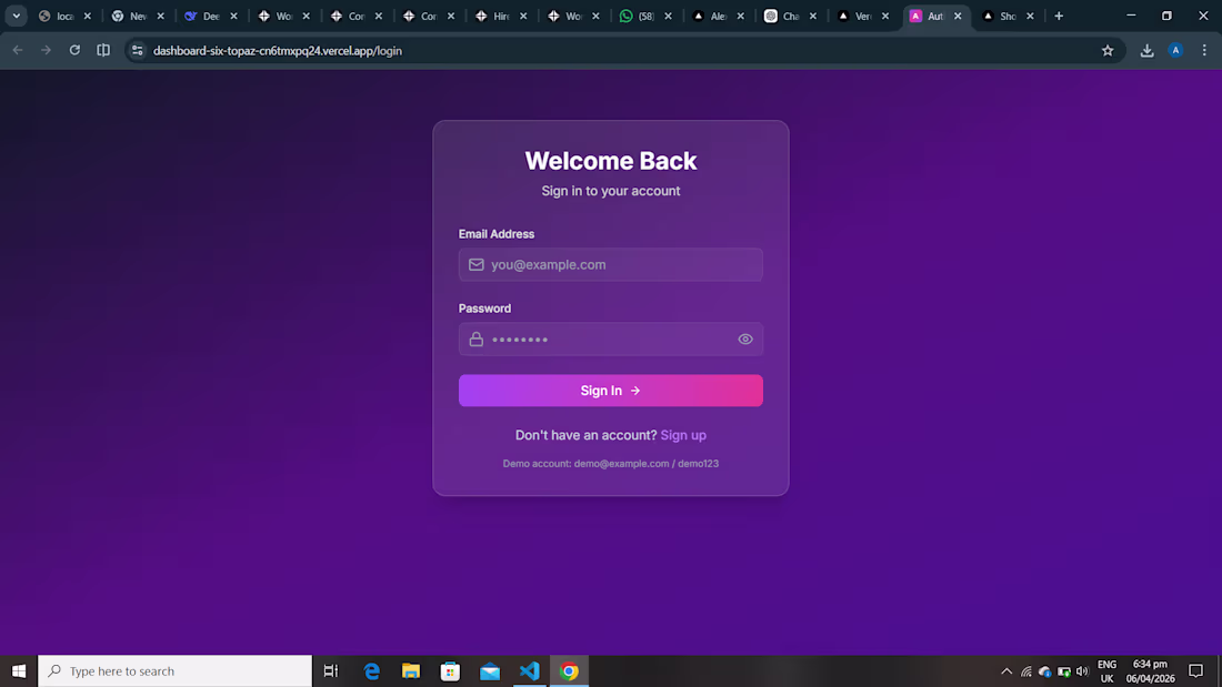 Cover image for Welcome Back - Authentication Login