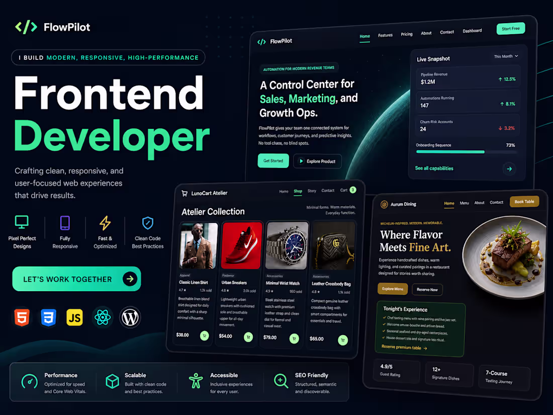 Cover image for Premium Full Website (5+ Pages)