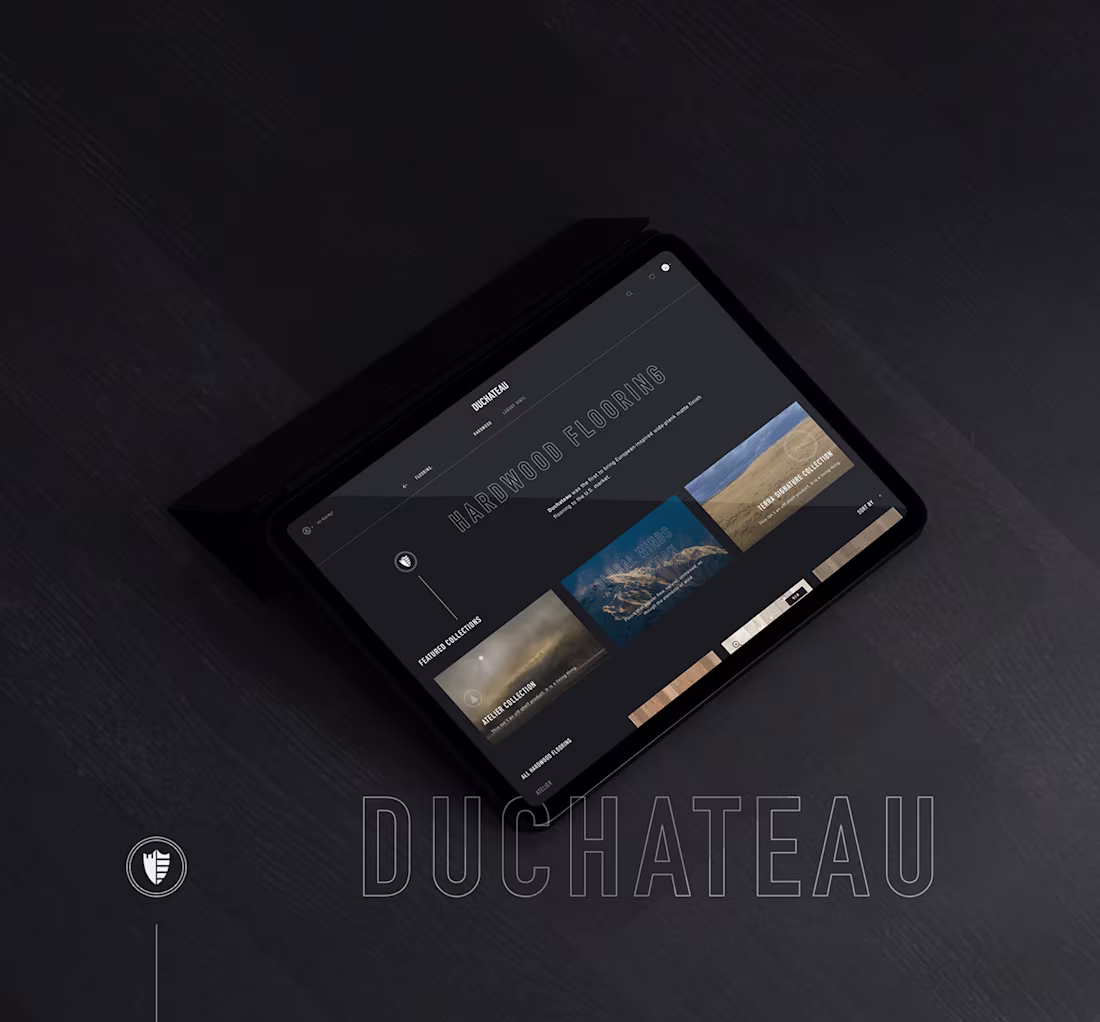 Cover image for Duchateau — Cinematic UI for a Luxury Interior Brand