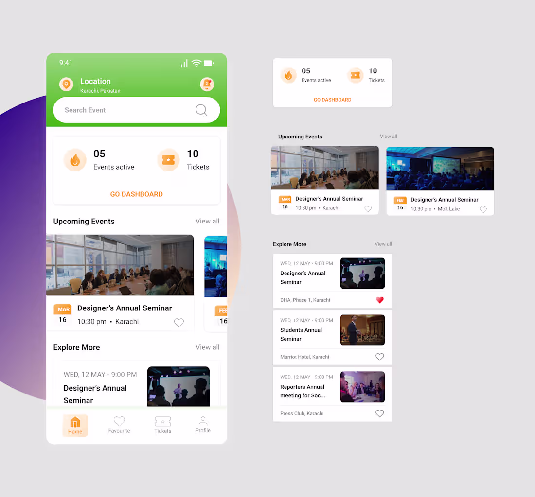 Cover image for Event App Design