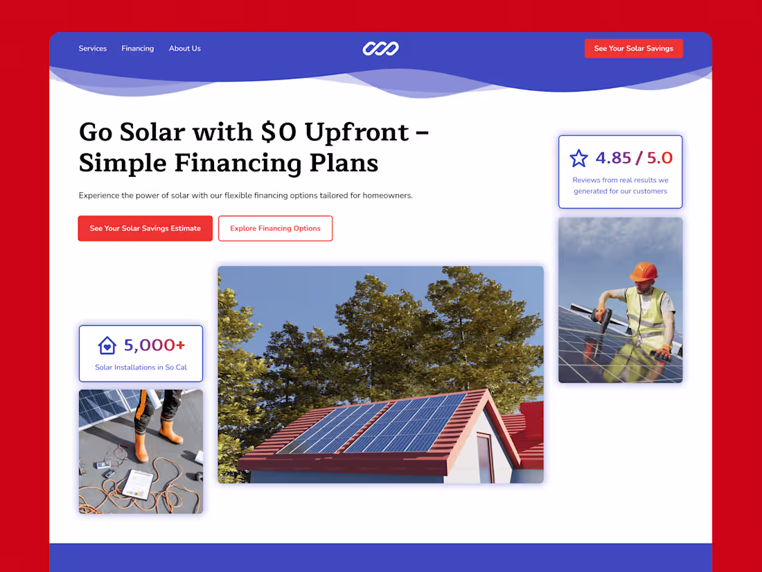 Cover image for Sun Flow Energy 💸 | Affordable Company Website Design