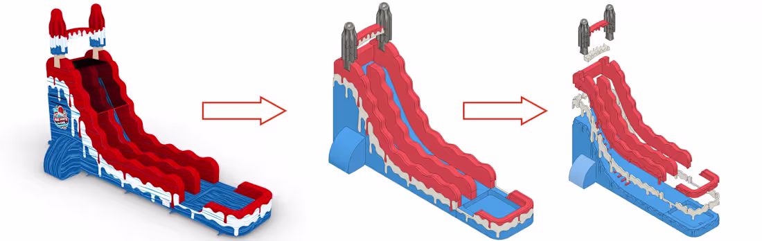 Cover image for Conversion of Inflatable Slide to Multi-Color 3D Print Model
