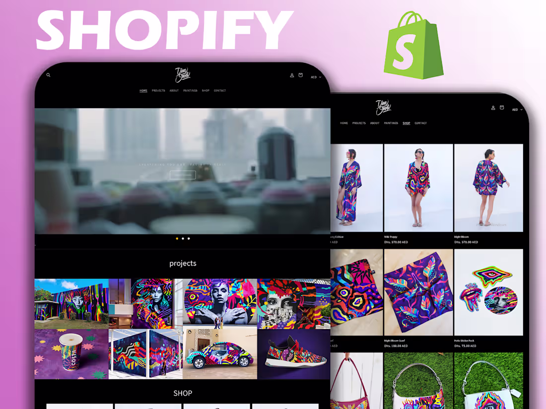 Cover image for Building custom Shopify store.