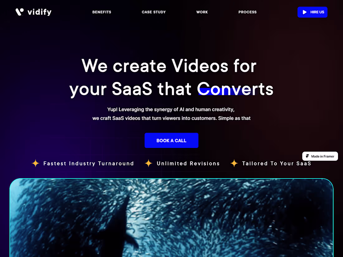 Cover image for Vidify Agency website