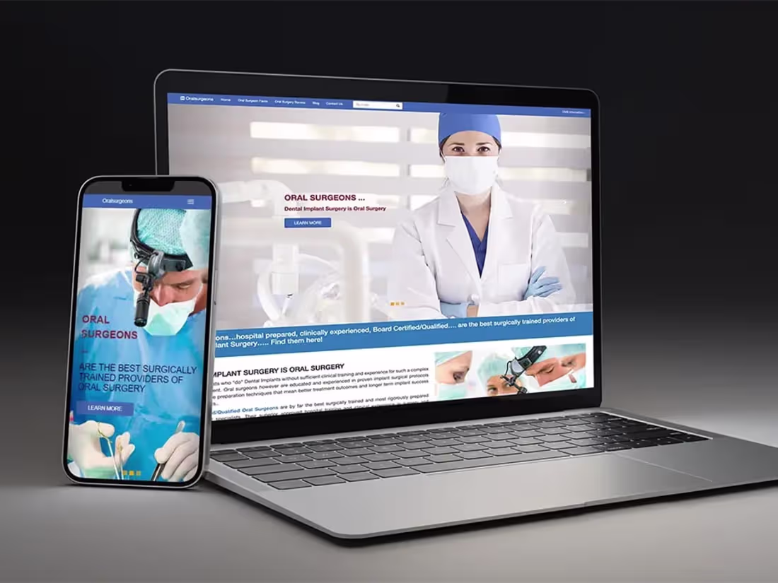 Cover image for ORAL SURGEONS | 2013
Non-CMS, Bootstrap, UI/UX, Web Design, CSS3