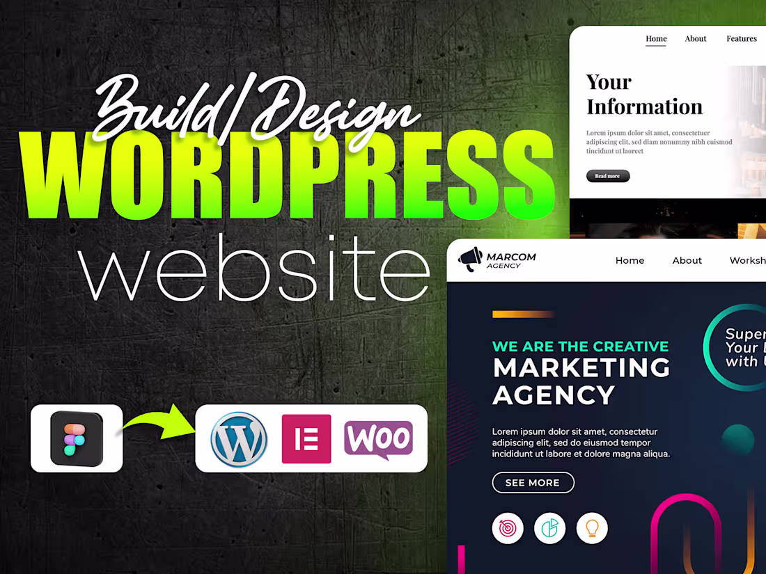 Cover image for WordPress Website Design / Wordpress website redesign