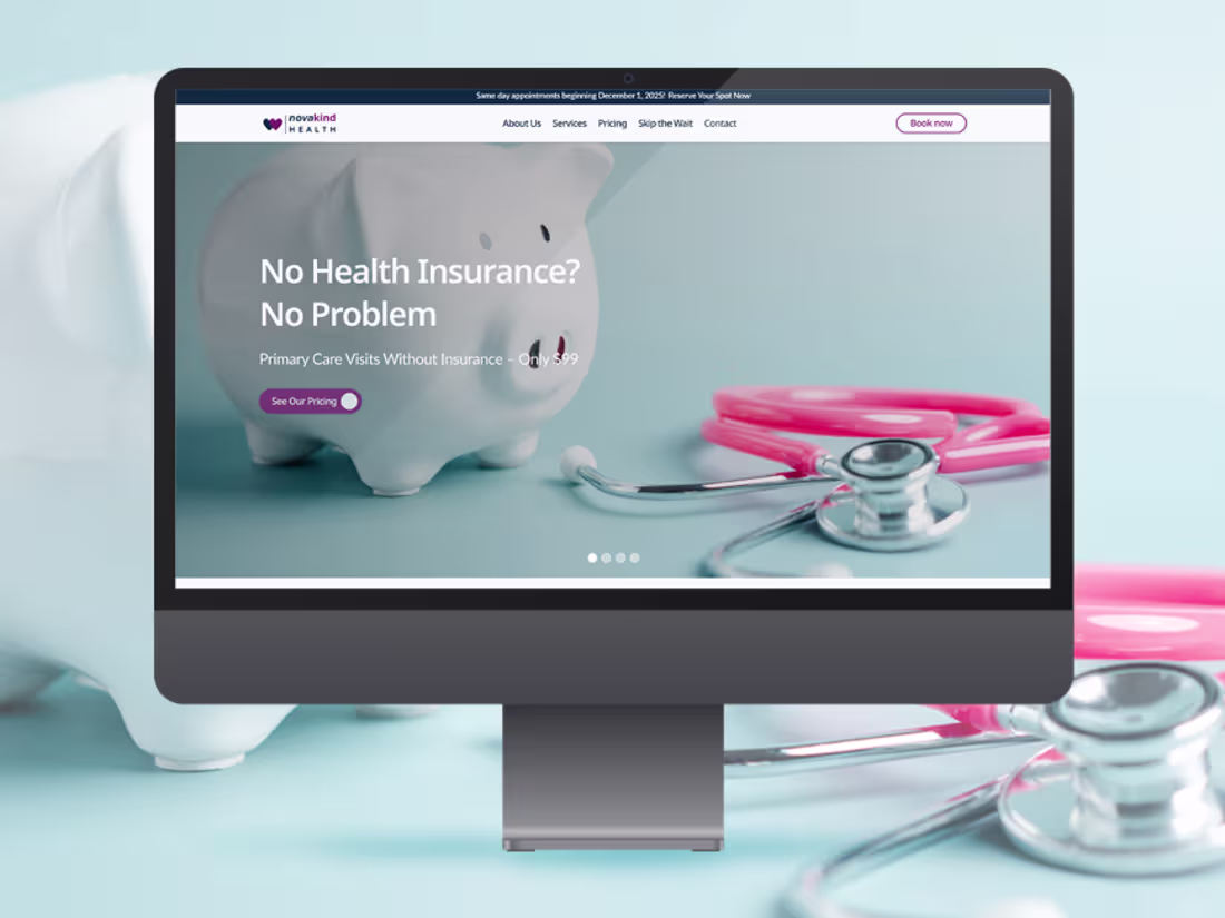 Cover image for Healthcare Website Design & Development — from Vision to Launch