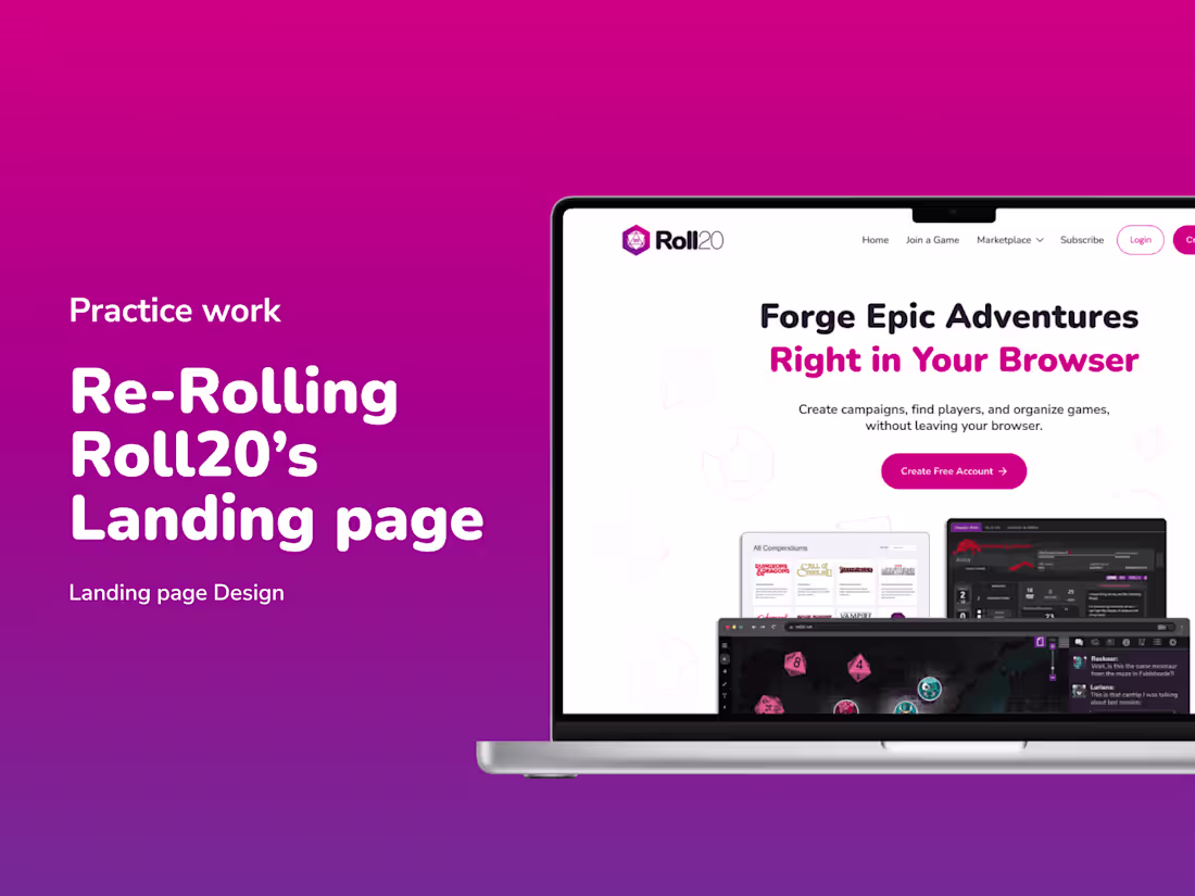 Cover image for Re-Rolling Roll 20's Landing Page