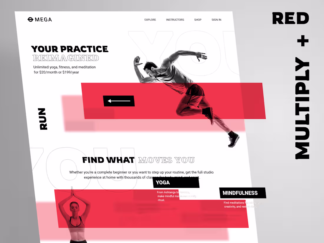 Cover image for Landing fitness