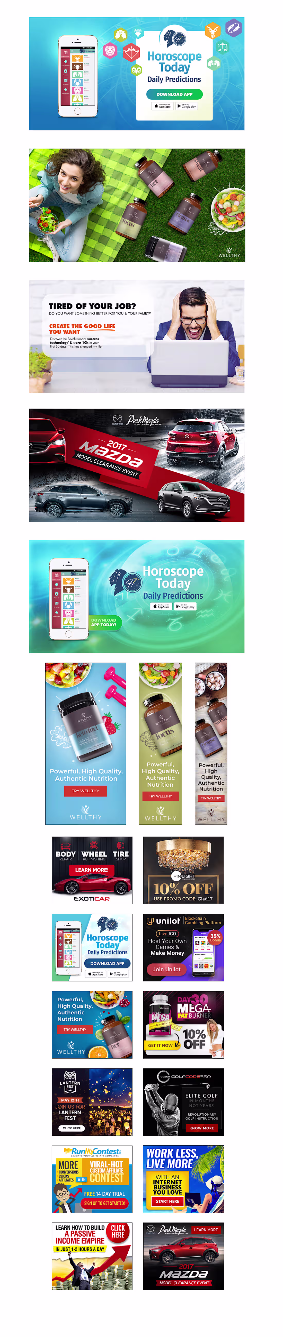 Cover image for Google, Instagram, Facebook Ad creative designs 