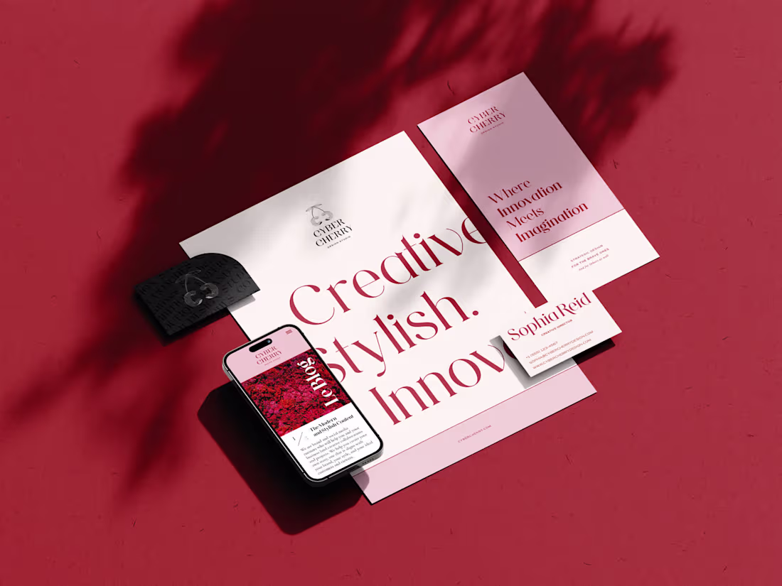 Cover image for Cyber Cherry: Where Bold Creativity Meets Modern Design