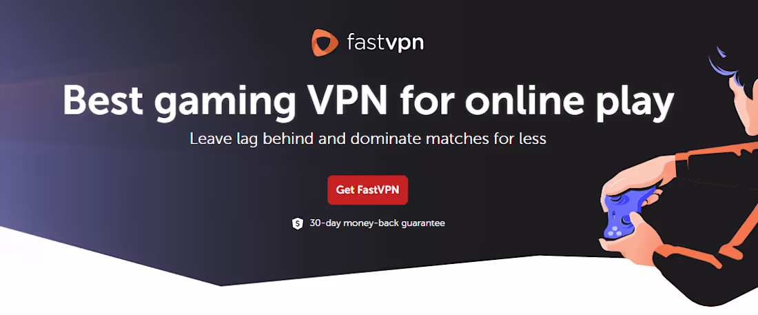 Cover image for FastVPN gaming landing page