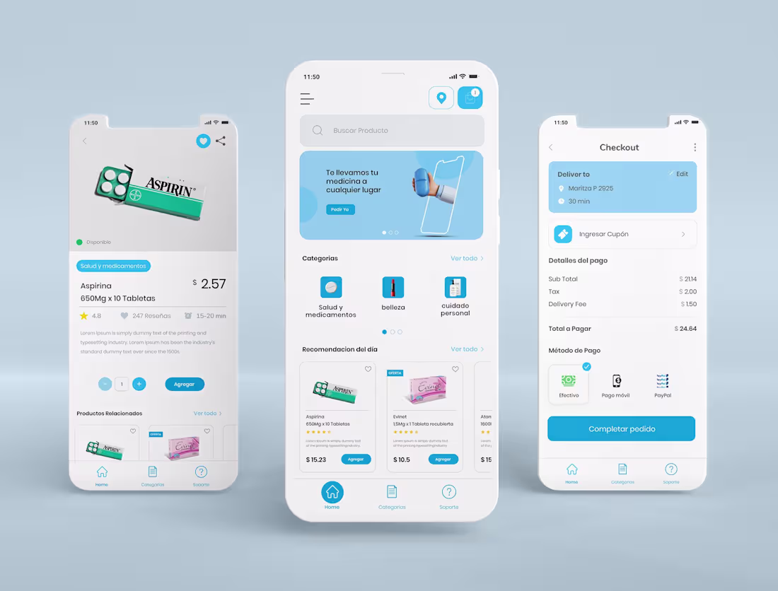 Cover image for Flutter app for an e-commerce platform.