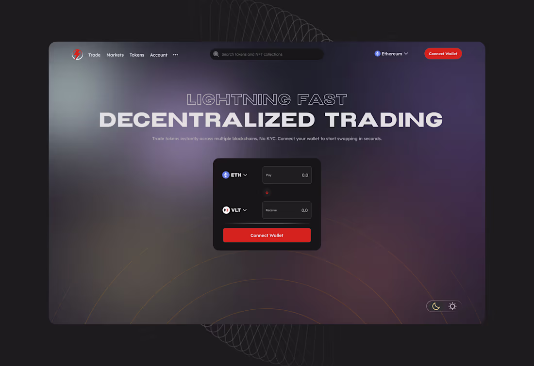 Cover image for Voltswap (Decentralized Cryptocurrency Exchange)