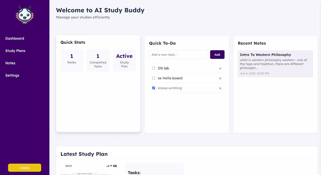 Cover image for AI Study buddy helps students
