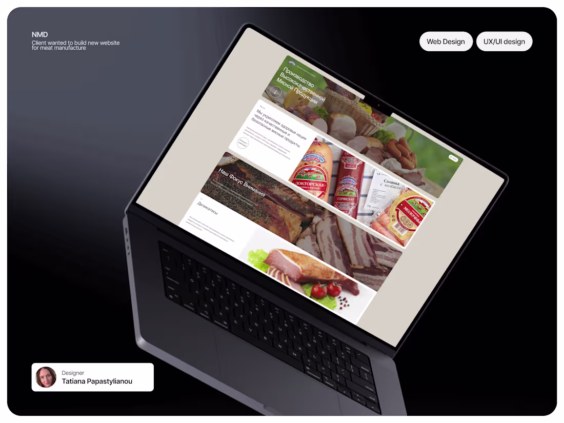 Cover image for Webdesign project. Fin more here (https://www.behance.net/ga...